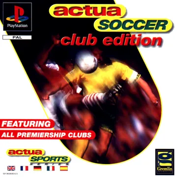 Actua Soccer - Club Edition (EU) box cover front